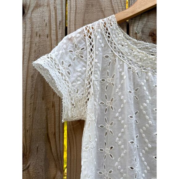 Embroidered Eyelet Lace Top – Joie - Picture 3 of 7